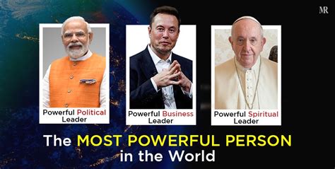 The 30 Most Powerful Person In The World 2025