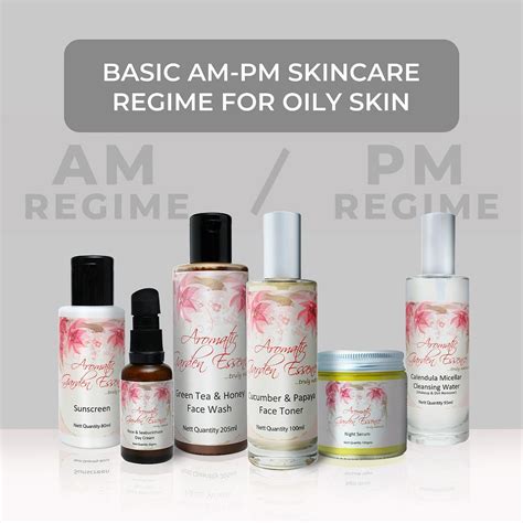 Basic Am Pm Skincare Regime For Oily Skin By Aromatic Garden Essence Jun 2023 Medium