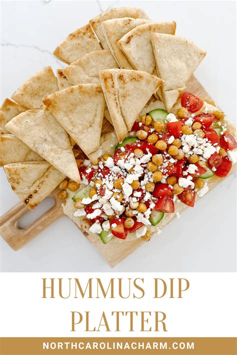 Easy And Delicious Hummus Dip Platter