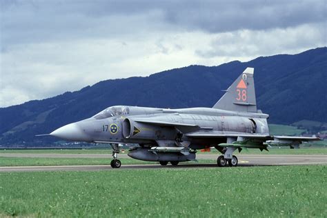 Ja37 Viggen Zeltweg Austria 19 June 1997 Three More Hi Flickr