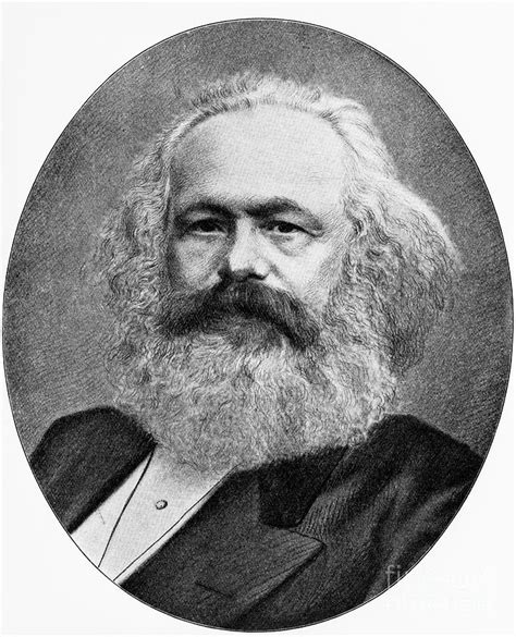 Portrait Of Karl Marx By Bettmann