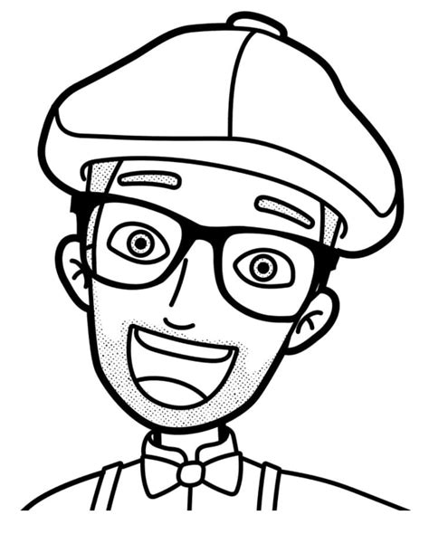 Blippi Coloring Pages Printable