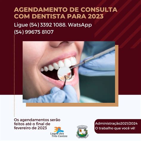 Agendamento de consultas dentista para o próximo ano em Lagoa dos