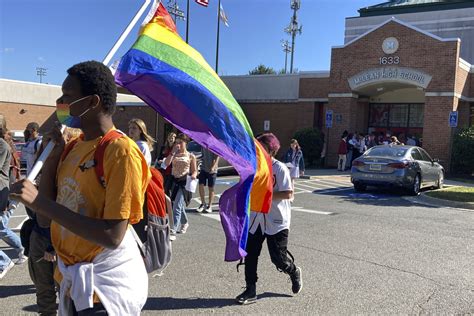 Va. students walk out in protest of Youngkin transgender policies ...