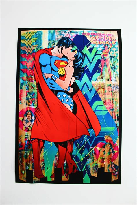 Superman And Wonder Woman Von Maxime Andriot Druck Gicl E Druck