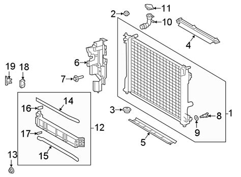 Toyota Rav4 Radiator Support Air Deflector Upper 2019 20 Radiator And Mounting 2021