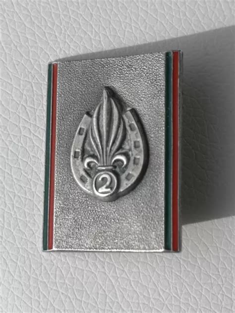 INSIGNE 2EME RÉGIMENT Etranger LEGION ETRANGERE J Balme G2333 EUR 6 00