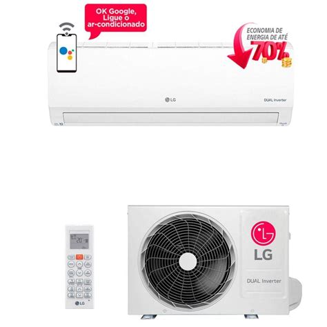 Ar Condicionado Split Hi Wall Dual Inverter Lg Voice Btus Frio