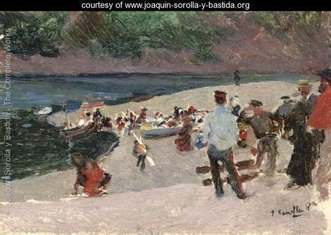 Asturias Faenando On The Beach Joaquin Sorolla Y Bastida Spanish