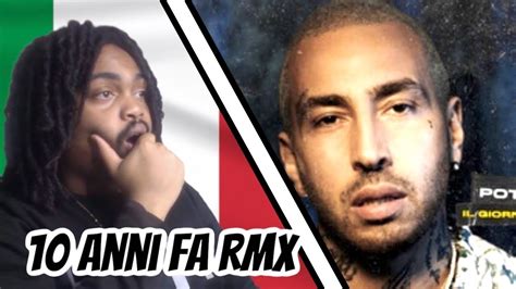 ITALIAN RAP REACTION Luchè 10 Anni Fa RMX FT Coco Tony Effe YouTube