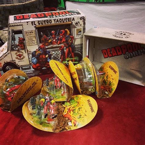 Figurine Deadpool Avec Un Taco