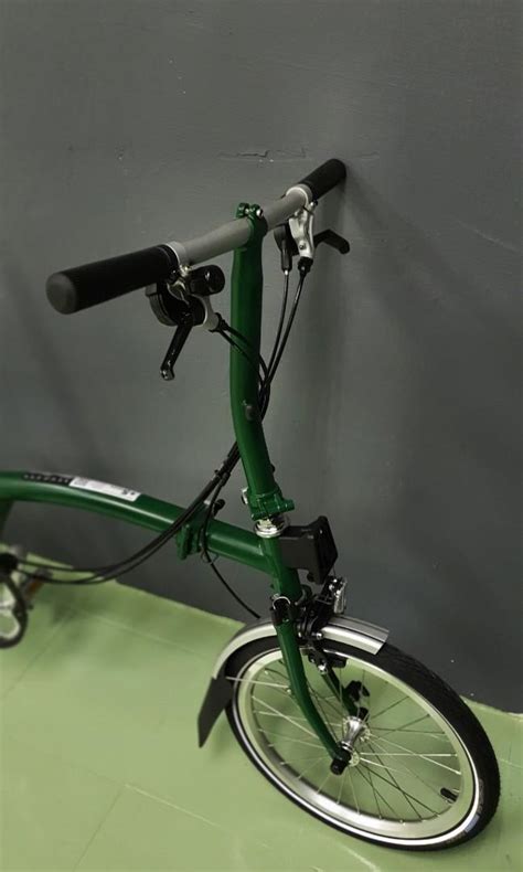 Brompton S6l Racing Green Foldable Bicycle Foldie Bike Bromptons99