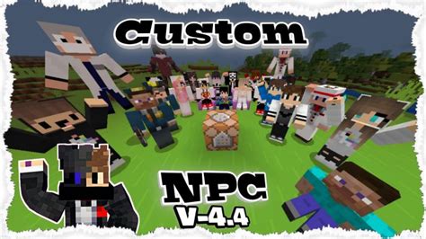 Custom Npcs Addon Mcpe Bedrock Mod Off