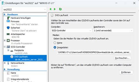 Hyper V VM Startet Nicht Von ISO Datei WindowsPro