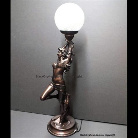 Art Deco Nude Figure Table Lamp Tl Y Black Orpheus Emporium