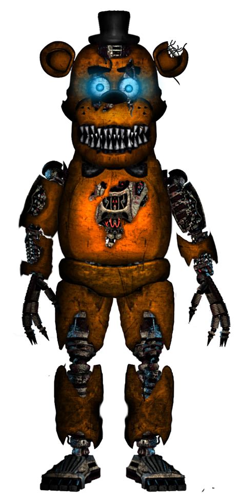 My Nightmare Freddy Redesign By Froxfuntime2 On Deviantart