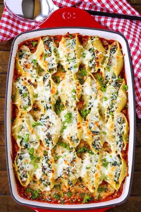 Beef Stuffed Shells A Pasta Recipe With Ground Beef