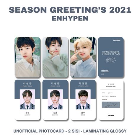 Jual Photocard Enhypen Season Greeting 2021 Pc Premium Heesueng Jake