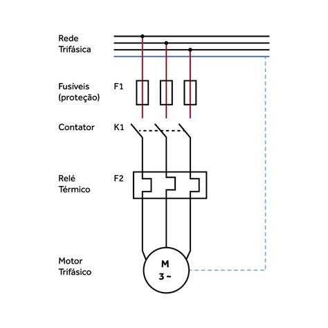 Diagrama Partida Direta Motor Monofasico Partida Direta De M