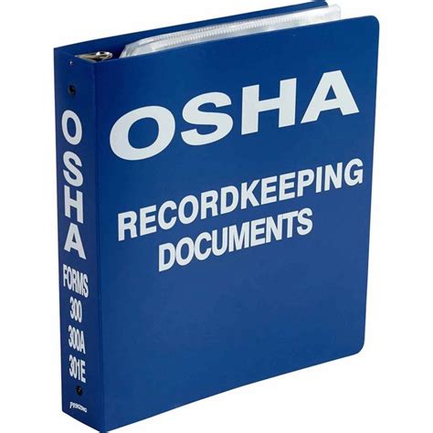 Brady OSHA Record Keeping Binder Fisher Scientific