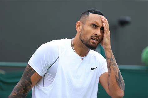 Nick Kyrgios Fined 10K For Spitting Towards Fan At Wimbledon