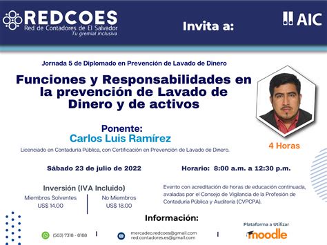 23 Diplomado JUNIO en Prevención de Lavado de Dinero reddecontadores