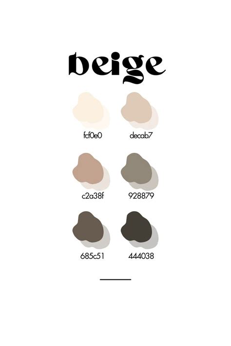 Beige Color Palette Beige Color Palette Hex Color Codes Hex Color Palette