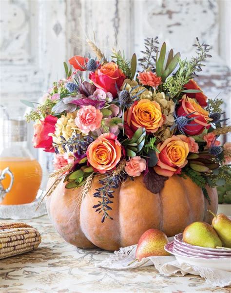 Six Ideas For Decorating With Pumpkins Victoria Thanksgiving Floral