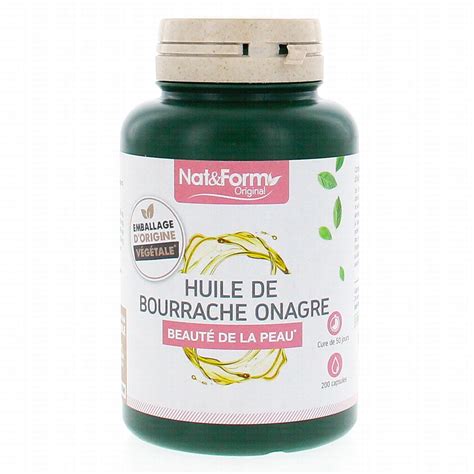 Nat Form Original Huiles D Onagre Et Bourrache Capsules