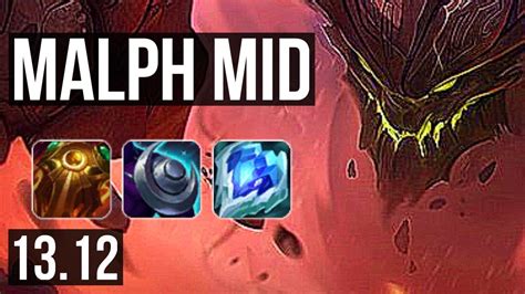 MALPH Vs RYZE MID 1 8M Mastery 900 Games 9 4 16 KR Master 13