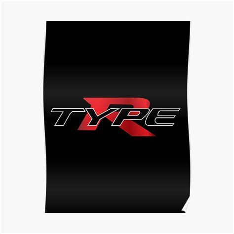 "Honda Civic Type R Logo" Poster for Sale by MOON--STONE | Redbubble