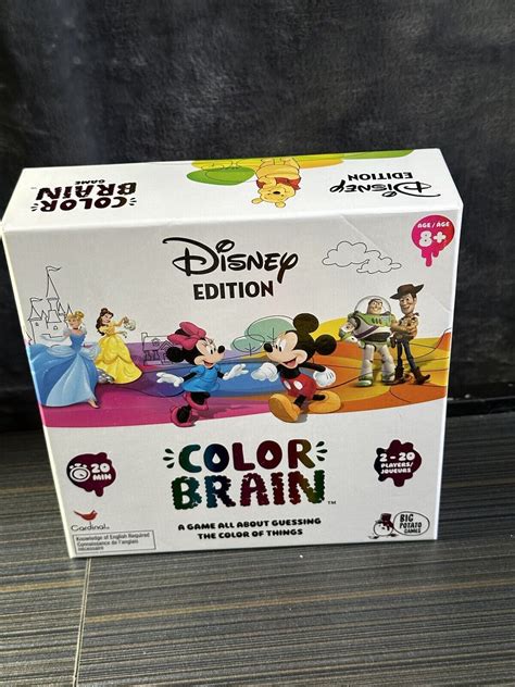 Disney Color Brain Game Mickey Mouse Minnie Mouse Quiz Party Game Complete Ebay