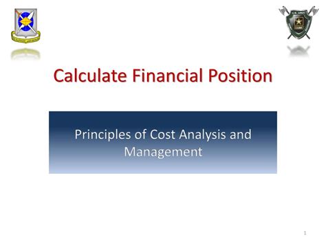 calculate financial position