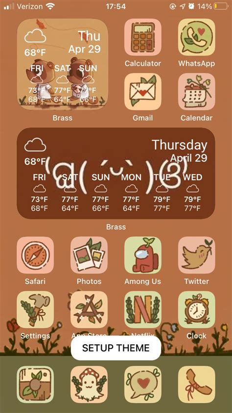 Original Cottagecore Fall Aesthetic Iphone Ios App Icons Etsy Artofit