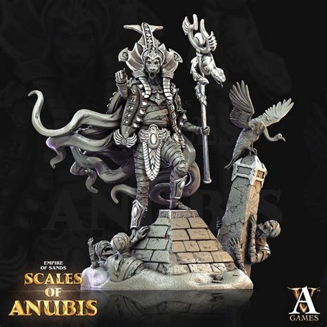 Anubian Priests Bundle Archvillain Games Printed Miniature Etsy