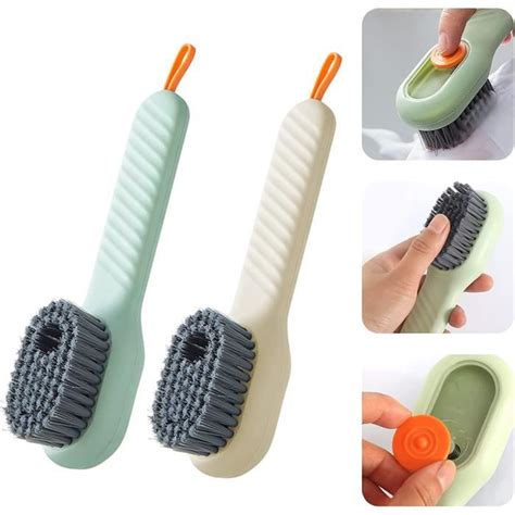 Brosse Chaussure Brosse à Chaussures Multi usages avec Distributeur de