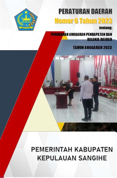 APBDP TAHUN 2023 Pemerintah Kabupaten Kepulauan Sangihe