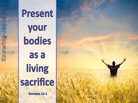 Present Your Bodies To The Lord Romans 12 1 2 Millersburg Baptist