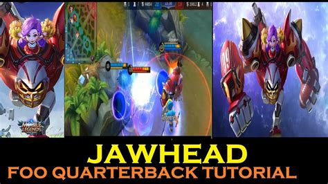 JAWHEAD FOO QUARTERBACK TUTORIAL WITH ASSASSIN EMBLEM AND BURST