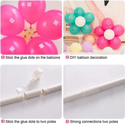 Idaodan Balloon Column Kit Set Inch Height Balloon Tower Stand