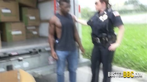 A Black Dude Gets In The Best Day Of His Life After Three Horny Cops Arrest Him To Fuck Him Hard