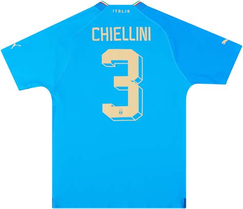 Italy Authentic Home Shirt Chiellini New