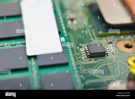 Random Access Memory On Motherboard Memory Controller Hub Stock Photo