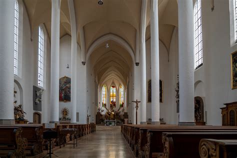 Augsburg Innenraum Der Katholischen Heilig Kreuz Kirche Flickr