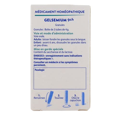 Boiron Gelsemium Sempervirens Granules