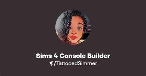 Sims Console Builder Instagram Twitch Linktree