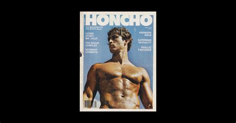 Honcho Magazine Vintage Gay Adult Magazine Cover Vintage Gay Sticker Teepublic