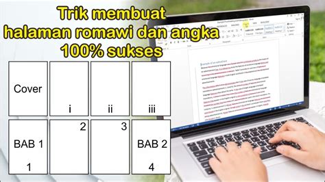 Cara Membuat Nomor Halaman Berbeda Romawi Dan Angka Ms Word Halaman