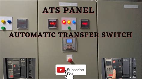 ATS Panel Work ATS Panel With 1 Generator And Transformer Ats Panel