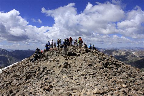 Resting on the Summit at Mount Elbert Colorado image - Free stock photo ...